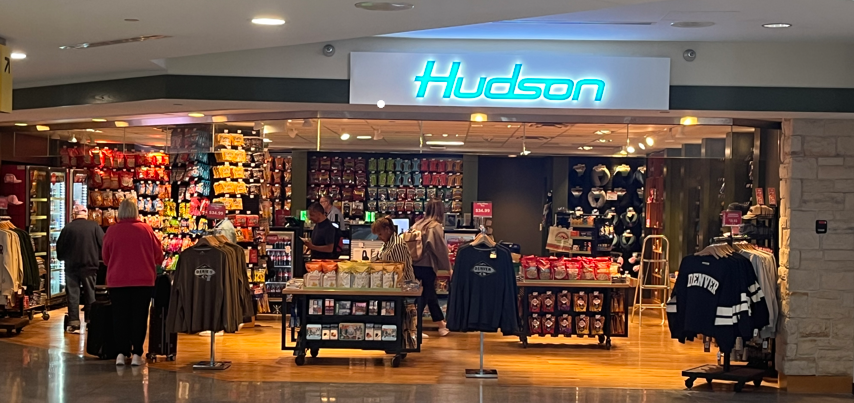 The Hudson News shop is on A Gates