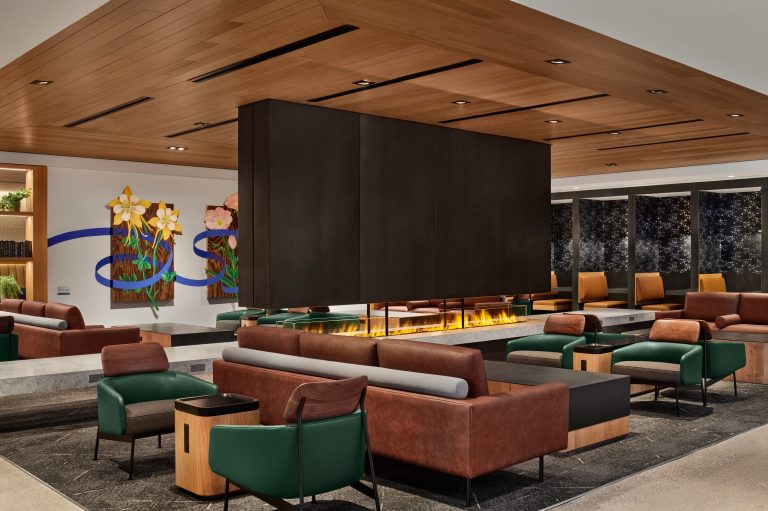 The United Club on the west end of B Gates