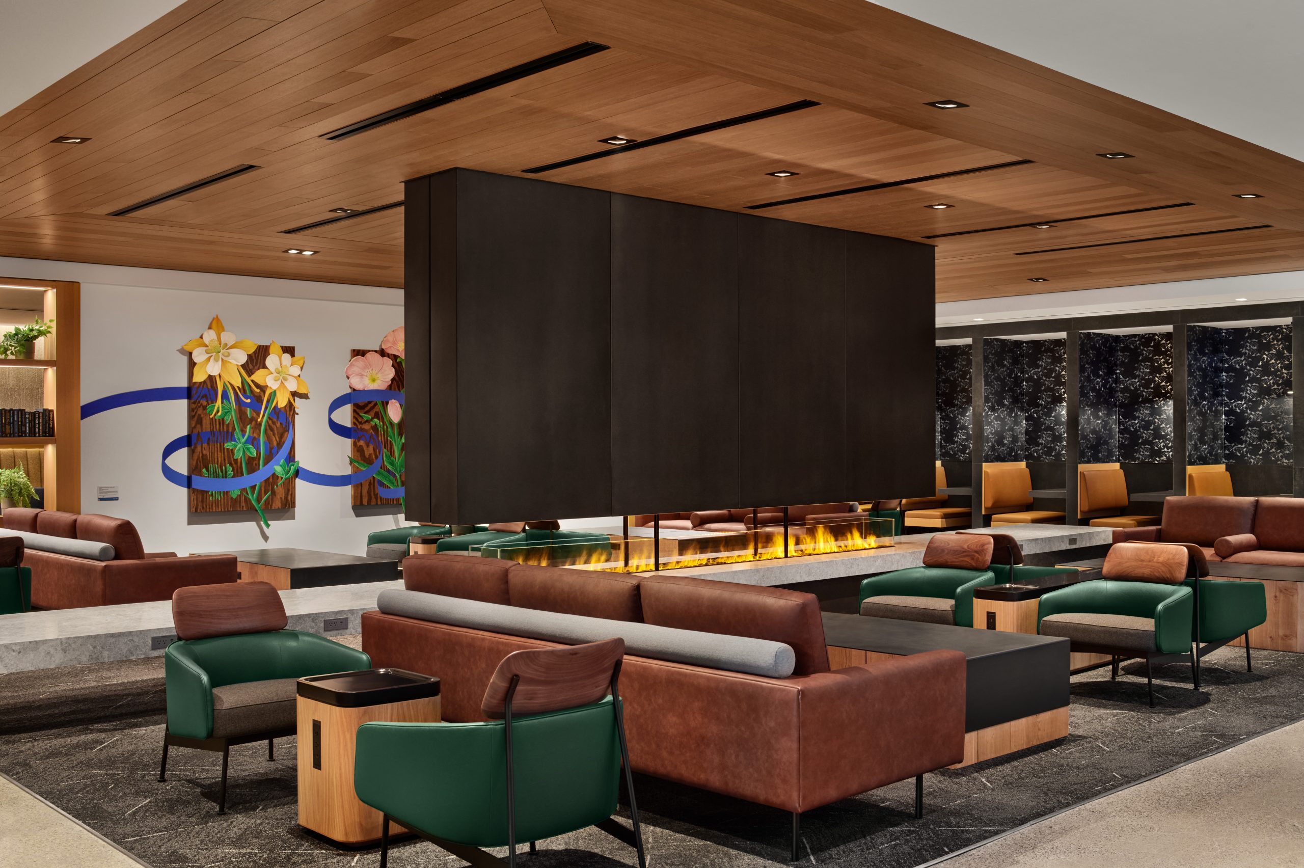 The United Club on the west end of B Gates