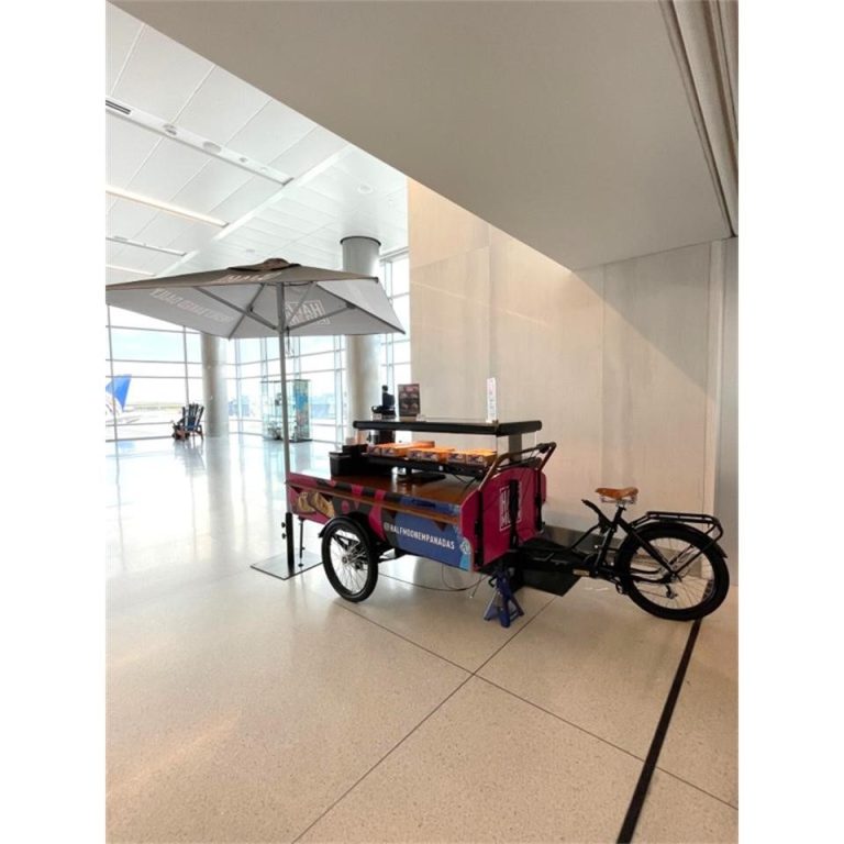 The Half Moon Empanadas bike on B Gates