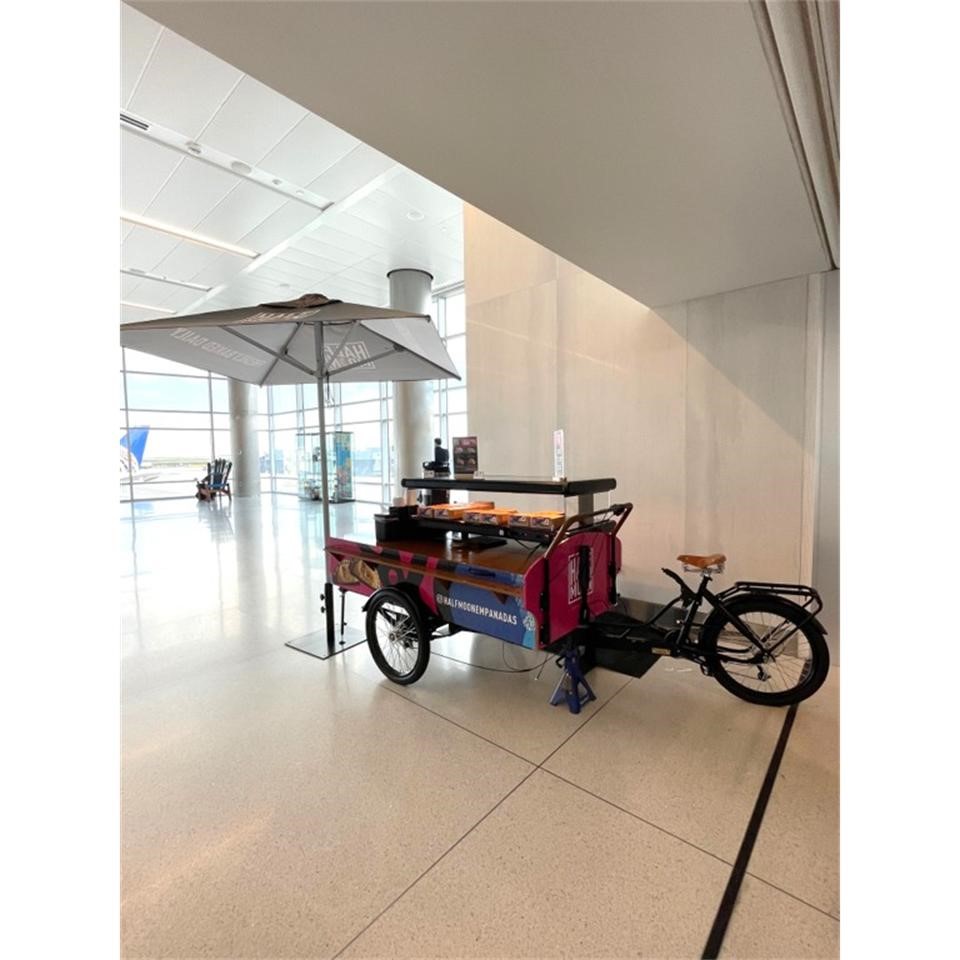 The Half Moon Empanadas bike on B Gates