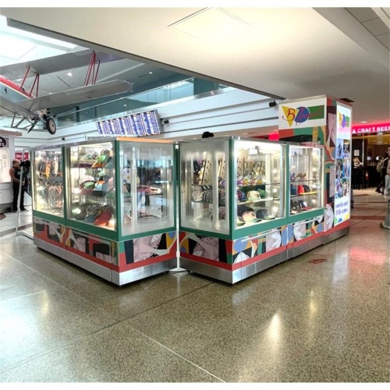 The B Fresh kiosk on B Gates