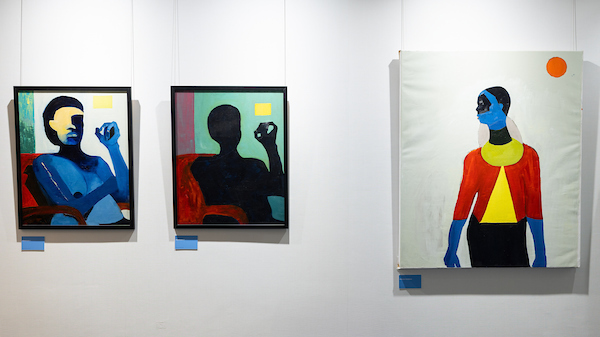 Denver artist Rochelle Johnson is exhibiting her work in the Airport Office Building lobby