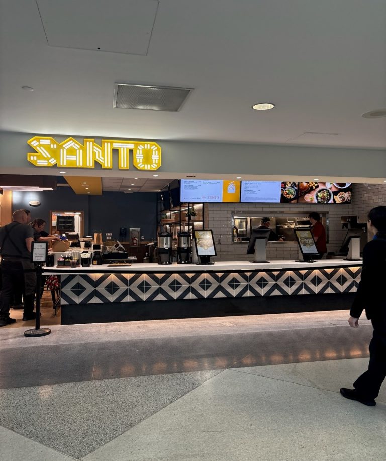 The restaurant Santo is on C Gates