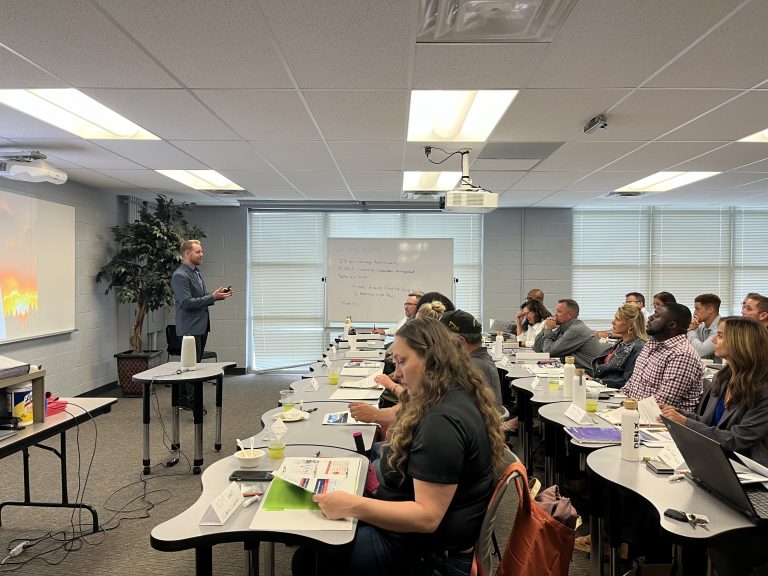 Students at DEN's Business Development Training Academy
