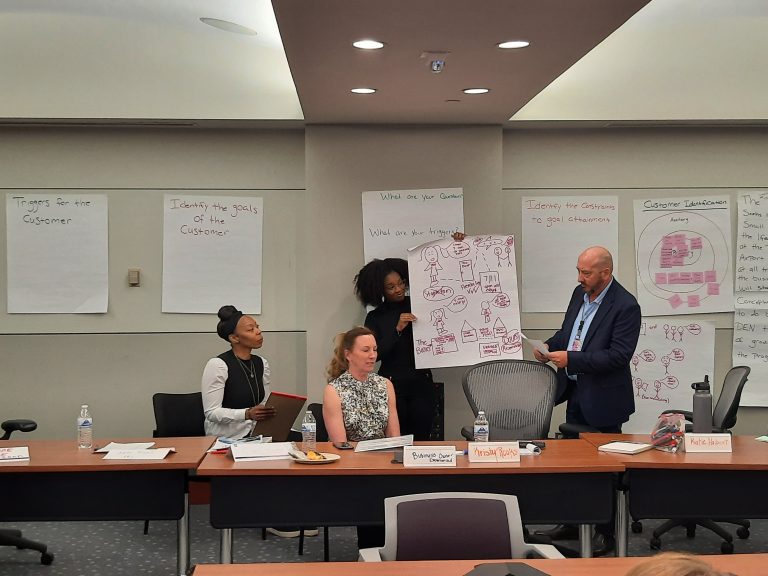 Students at DEN's Business Development Training Academy