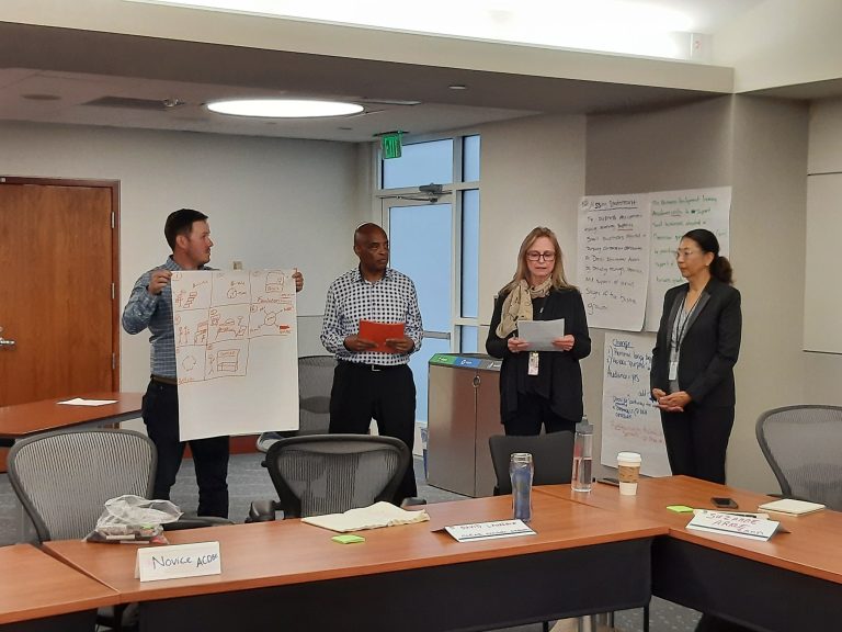 Students at DEN's Business Development Training Academy