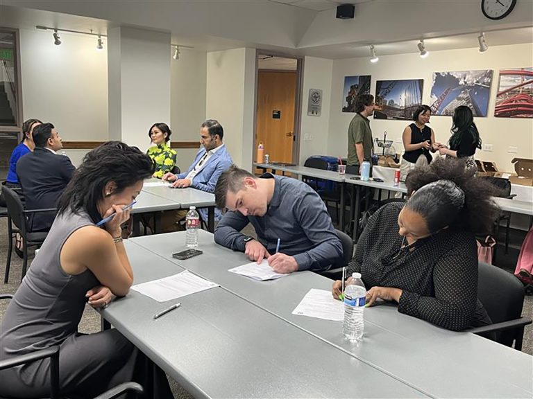 Students at DEN's Business Development Training Academy