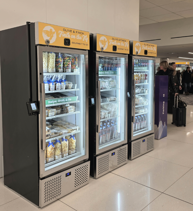 The Olive & Finch Grab and Go is in the Jeppesen Terminal