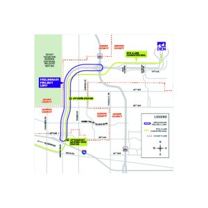 Peña NEPA Design area map