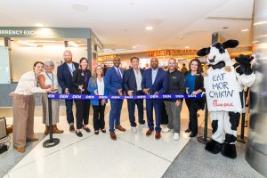 Denver International Airport (DEN) is pleased to announce the opening of Fat Sully’s Pizza, QDOBA, Chick-fil-A and Shake Shack as part of the new food court in the center of Concourse A.