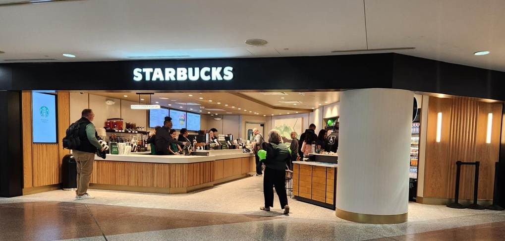 Starbucks in on B Gates