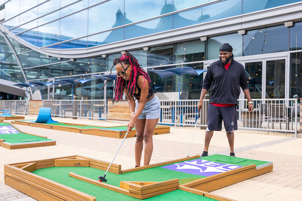 DEN visitors can enjoy 9 holes of mini-golf free beginning May 30 and ending June 30
