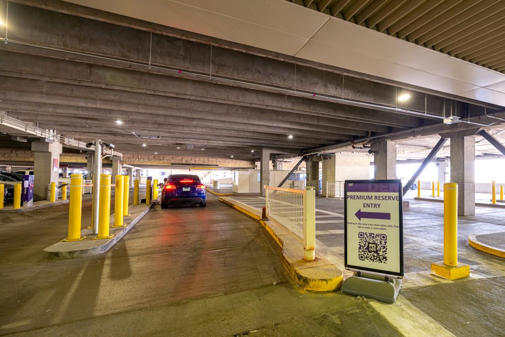 Premium Reserve Parking in available on Level 4 of the parking garages